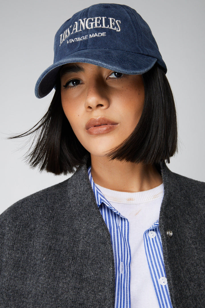 Aaliyah Blue Los Angeles Washed Cap