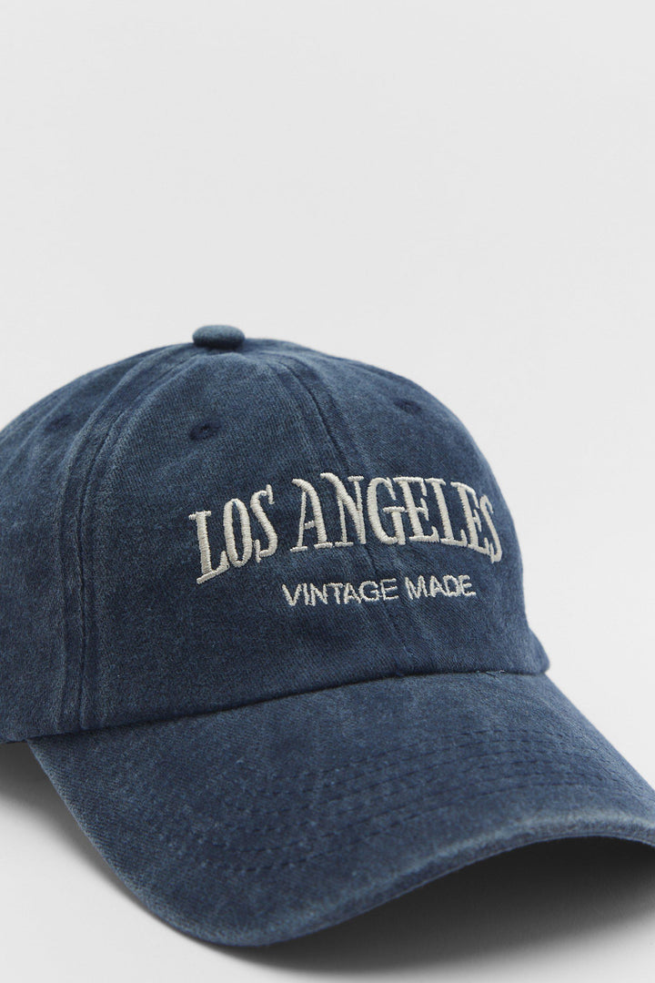 Aaliyah Blue Los Angeles Washed Cap