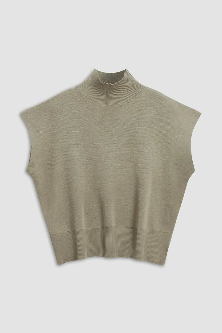 Kalene Solid Pullover Knit Top