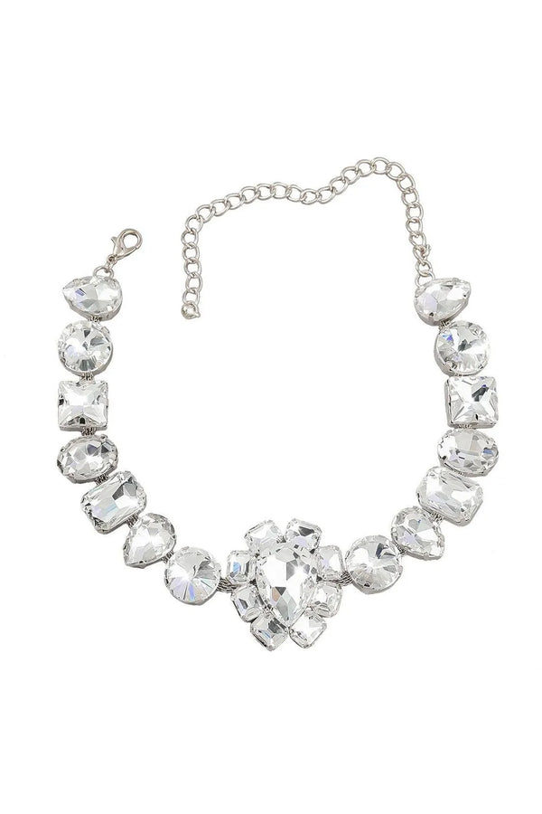 Labola Silver Diamante Necklace