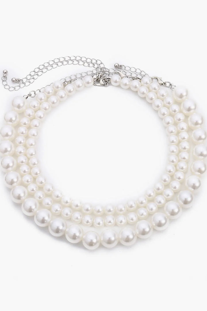 Lyla Treble Layers Pearl Necklace